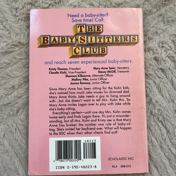Mary Anne Breaks the Rules (The Baby-Sitters Club #79) paperback book 1994 - Picture 7 of 16